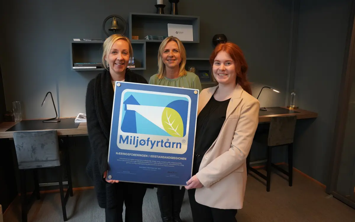 Arbeidsgruppen som har jobbet med re-sertifiseringen er Ingrid Michalsen, Anne Marit Thomassen og Tina McDougall.