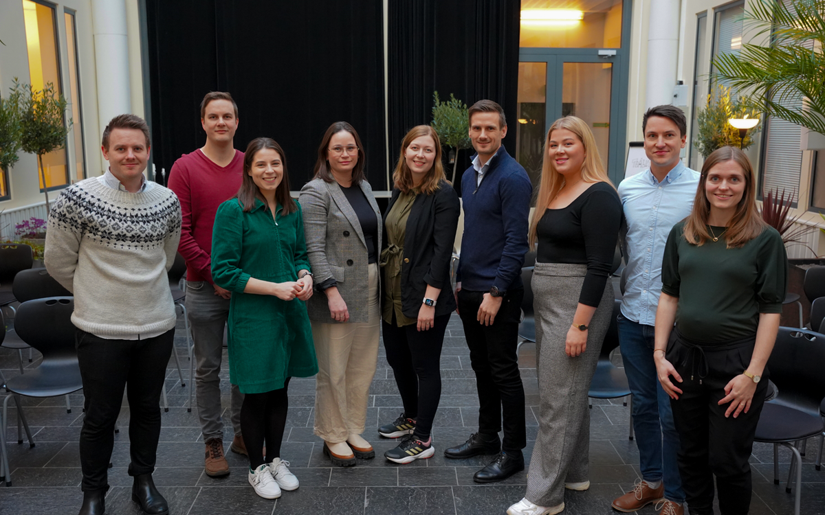 En ny undersøkelse gir helt ny innsikt i Sørlandets største nettverk for de under 40. Bildet viser ressursgruppen i U40-nettverket.