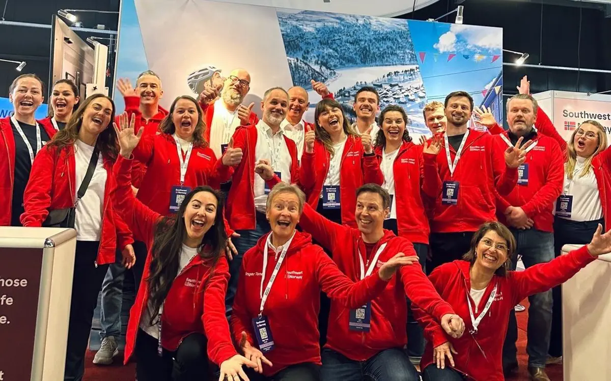 Agder og Rogaland deltar på en av verdens største rekrutteringsmesser i Nederland. Her fra Emigration Expo i 2024. 