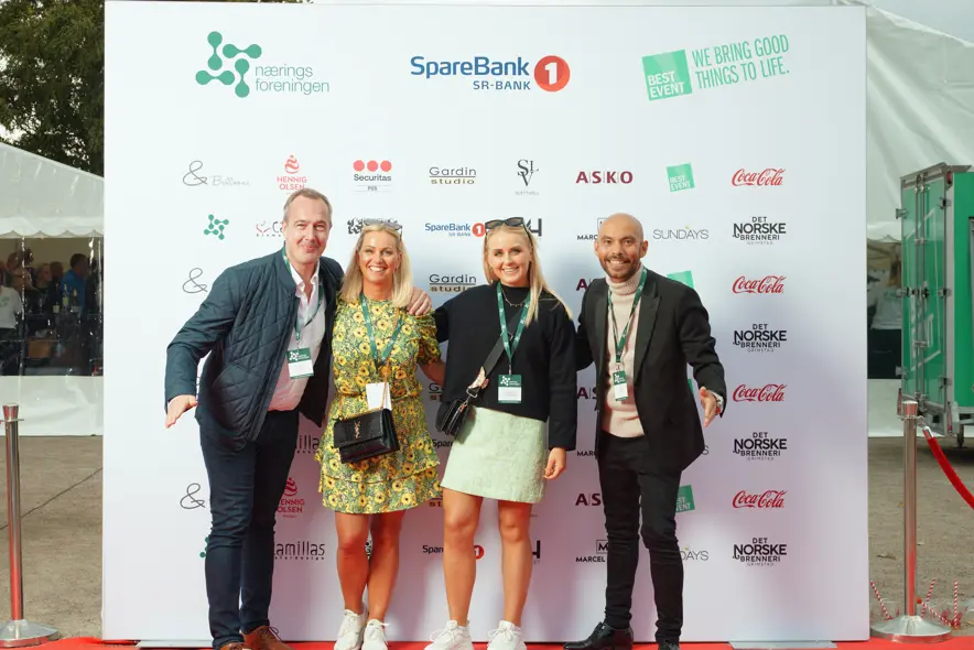 Gratis synlighet på pressevegg på Hagefesten