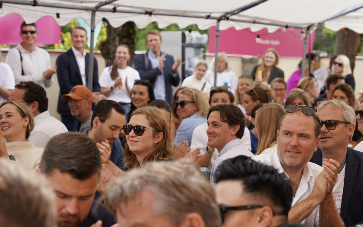Over 500 tok turen til samlingen på Munken under Arendalsuka i fjor. (Foto: Håkon Repstad).