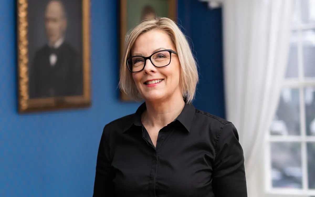Administrerende banksjef Anne-Grethe Knudsen i Lillesand Sparebank.