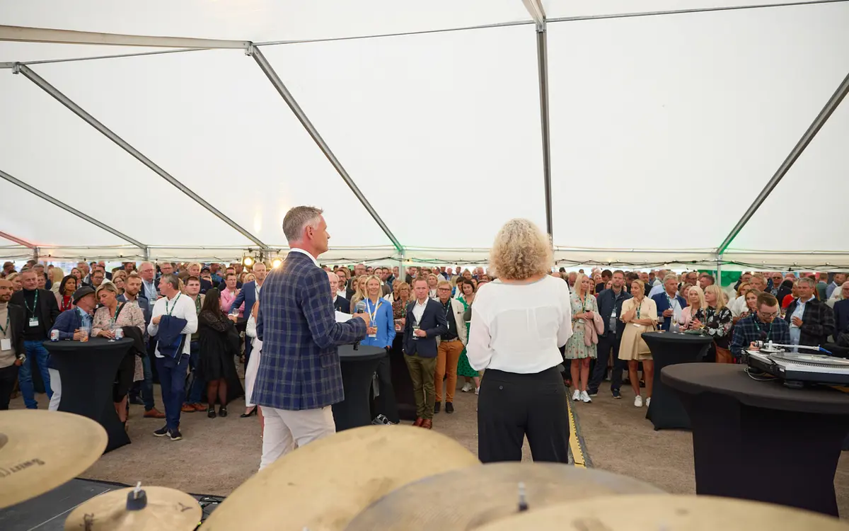 Årets unge leder og årets bedrift kåres på Hagefesten 2023. Her fra fjorårets arrangement. Foto: Marcel Tiedje.
