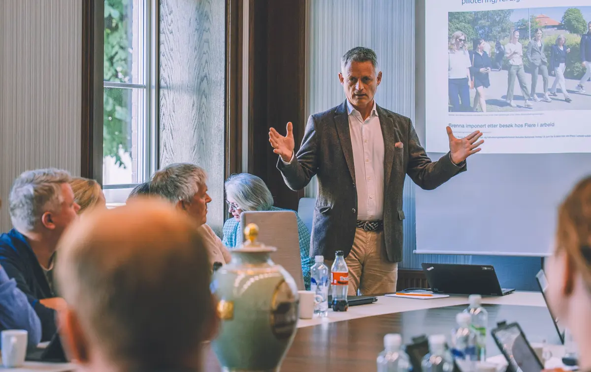 Administrerende direktør i Næringsforeningen, Trond Backer. (Foto: Henrik K. Assmann)