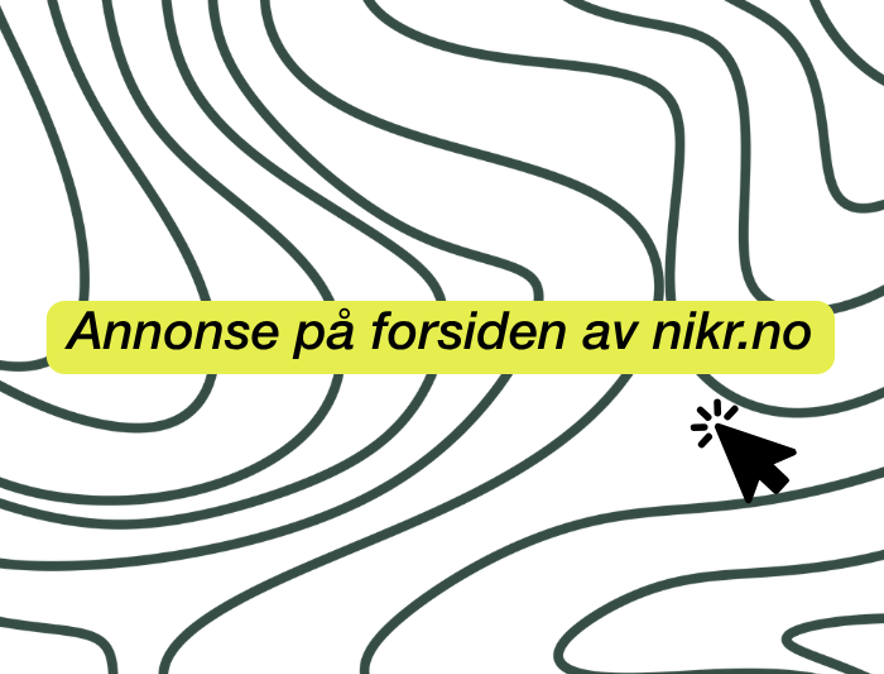 Annonse på forsiden 