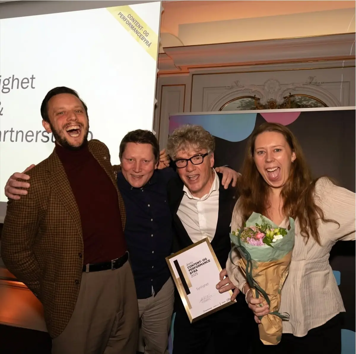  Øystein Opperud, Lars Johanson, Arnulf Røkke & Oda Vedlog Kveen. Foto: Eivor Eriksen/Kampanje 