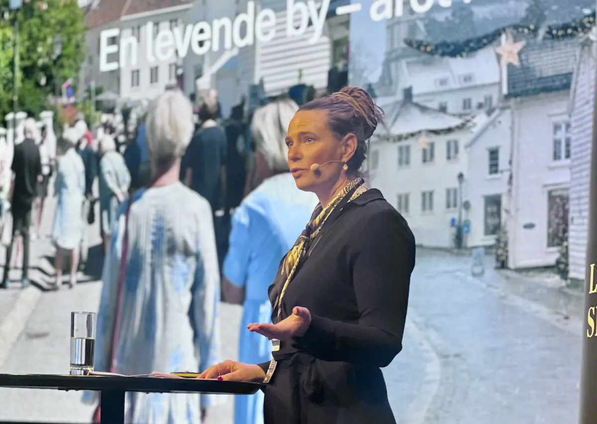 Professor Mikaela Vasstrøm ved UiA. Foto: Liv Eva Kirkesæther/Næringsforeningen i Kristiansandsregionen 