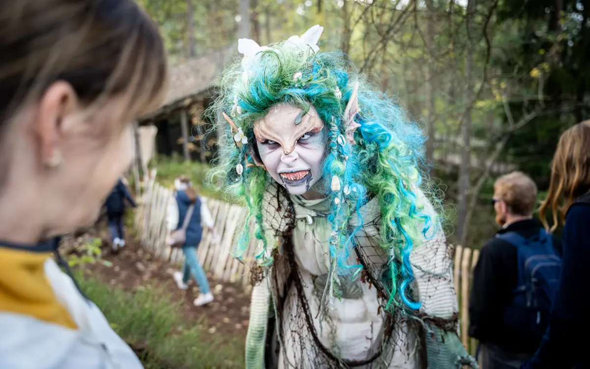 Aldri før har så mange latt seg skremme under Skumle dager i Dyreparken. (Foto: Dyreparken.)