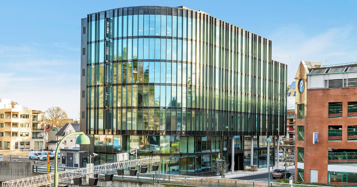 Advokatfirma Tofte flyttet inn i 6. og 7. etasje i Baneheia Park før jul.