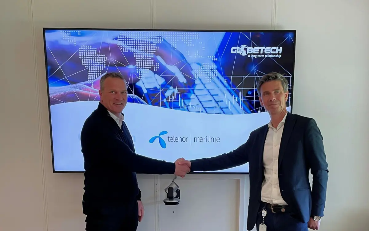 Globetech og Telenor Maritime med nytt samarbeid om IKT-tjenester til offshore- og maritime kunder. Foto: Globetech