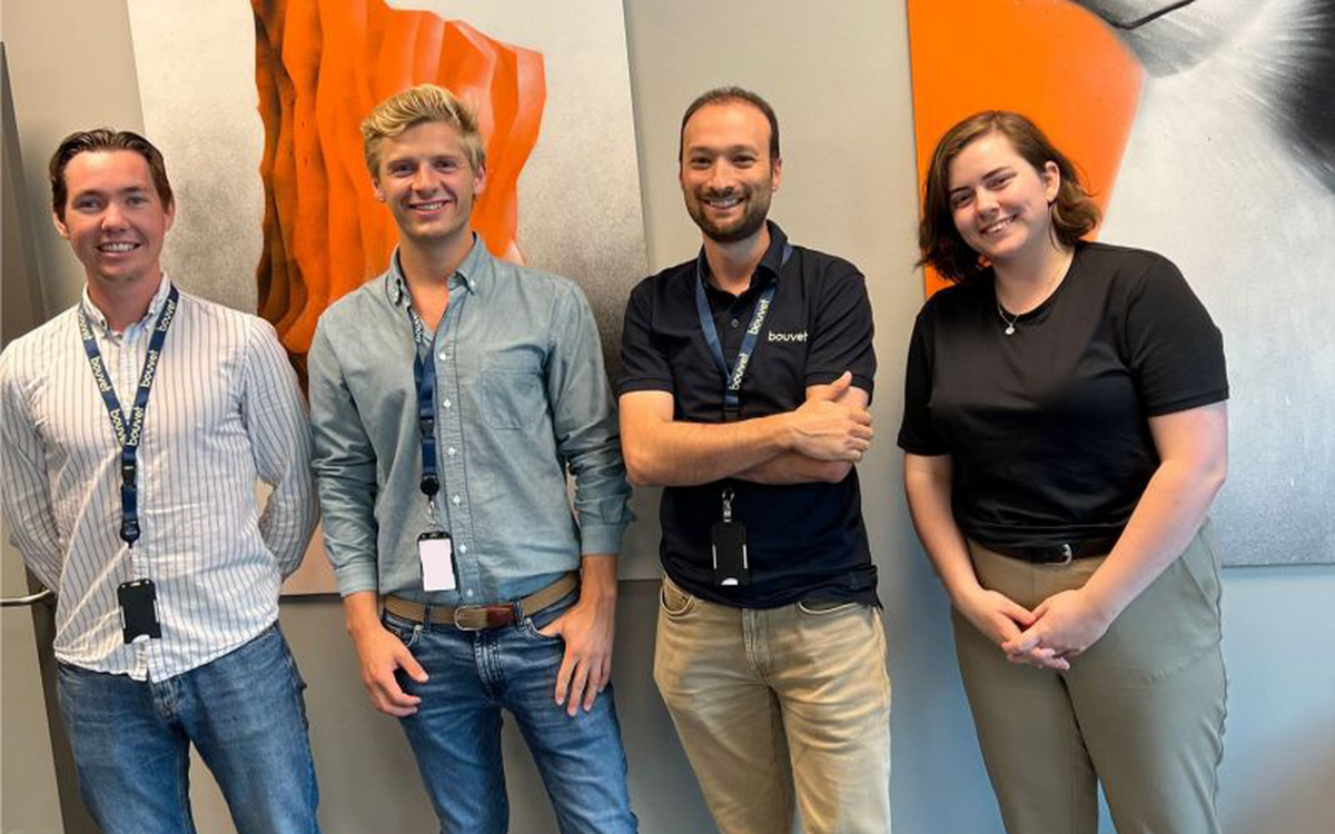 Fra venstre: 1) Simen Høivik 2) Gaute Tetlie 3) David Berg 4) Maren Myhre Spångberg