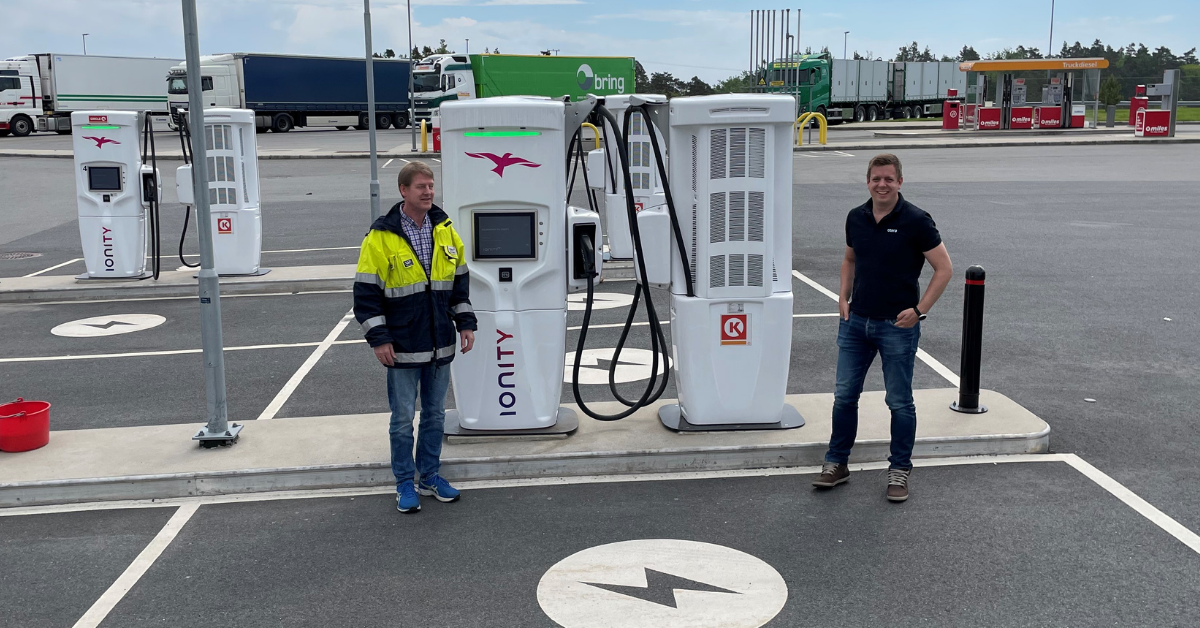 Til venstre: Direktør for marked og forretningsutvikling, Geir Aabel. Til høyre: Daglig leder, Aslak Andersen