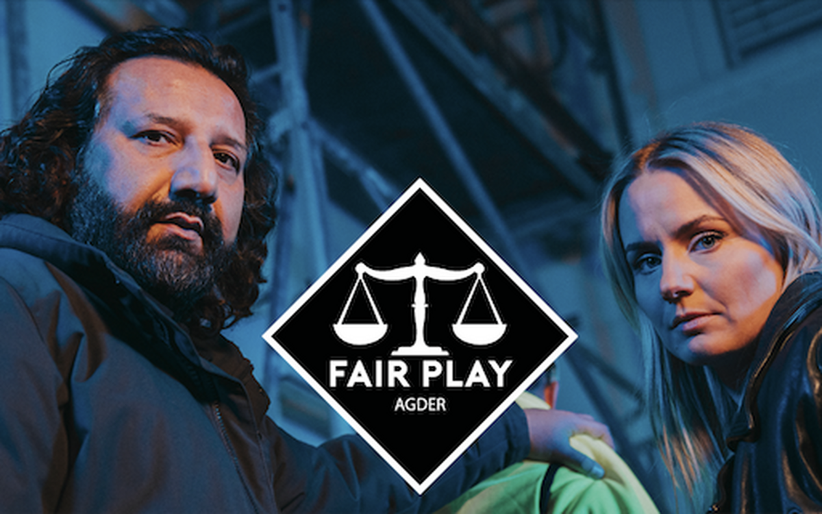 Kaddafi Zaman og Janne Amble fra TV2.