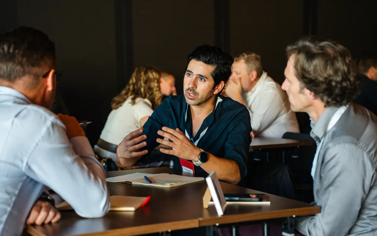 Arrangementet gir deltakerne en unik mulighet til å møte potensielle samarbeidspartnere, kunder og leverandører på rekordtid. Her fra en B2B speed-date tidligere i år. (Foto: South Coast Creative.)