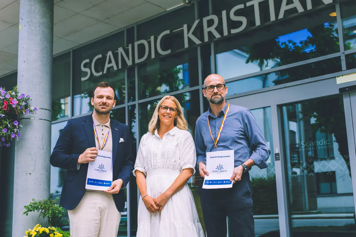 Vahid Cako, Eli Mørkesdal og Alexander Hjertholm, foto: Randi Røinaas Lomeland