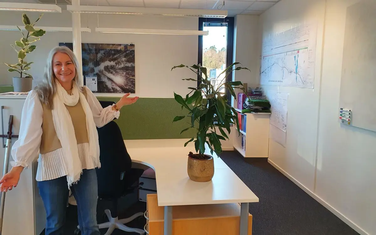 Kontorleder for Norconsult i Kristiansand, Camilla Espedalen, gleder seg over utviklingen.